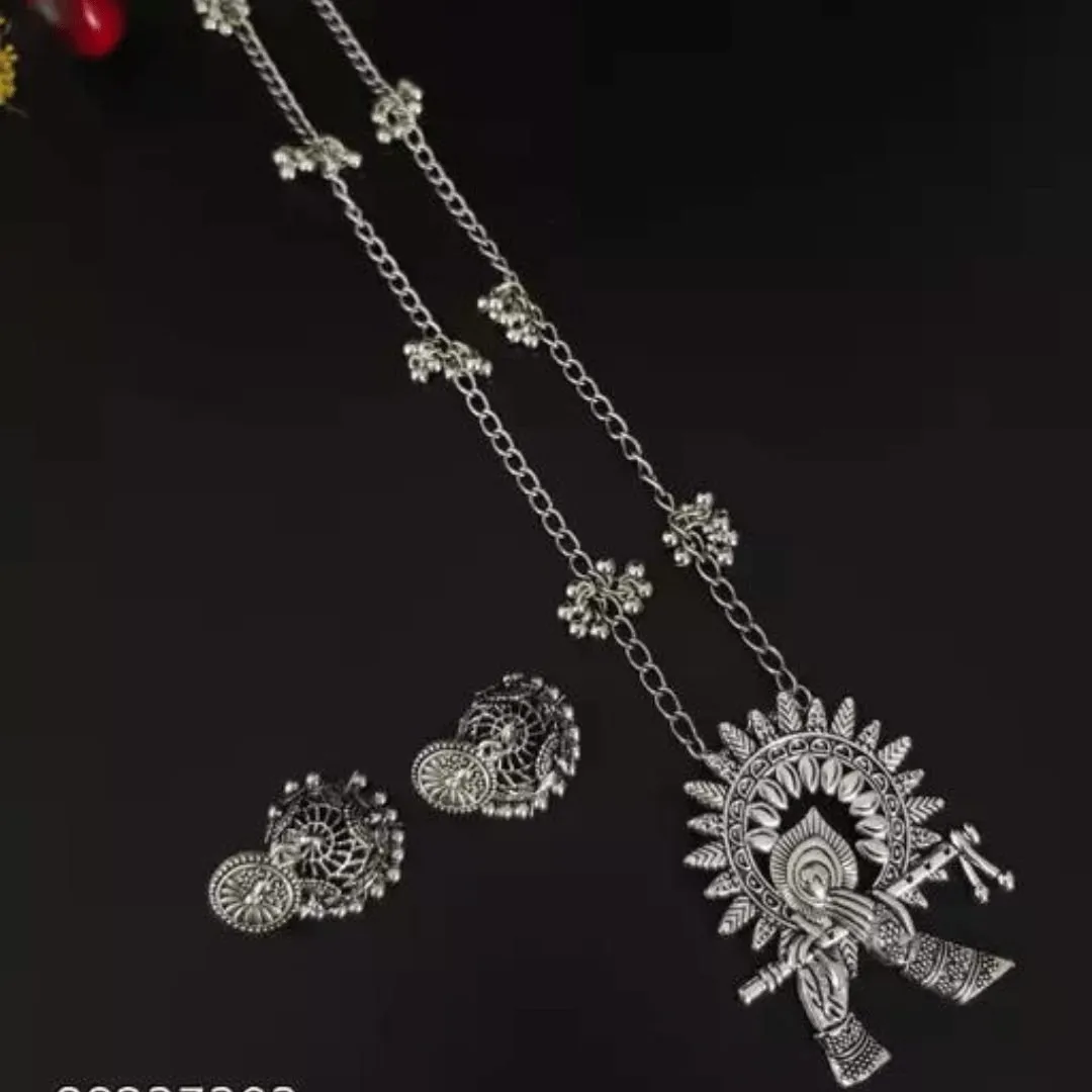 Diva Graceful Oxidized Jewellery Set 1