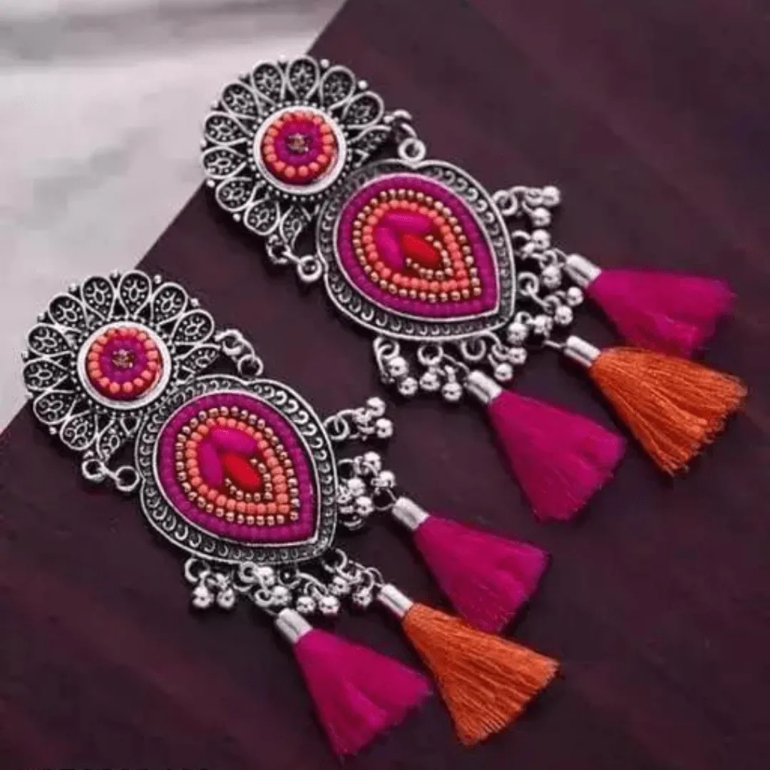 oxidized earrings