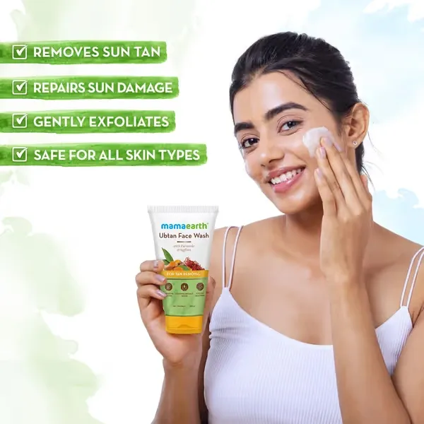 Mamaearth Ubtan Natural Glow Face Wash 2